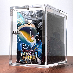 TCG Personnalisé Pocket Monsters Acrylique Anglais Boosting Box 2016 <span class=keywords><strong>XY</strong></span> Evolutions <span class=keywords><strong>Booster</strong></span> Box 6MM Acrylique Display Box - Product Image 2