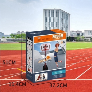 Canasta de Baloncesto Interior Personalizada de 205 cm con Balón, Juego Deportivo, Juguetes Portátiles para Niños, Equipo de Entrenamiento Deportivo, Aro de Baloncesto para Exteriores - Product Image 4