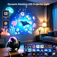Nouvelle lampe de nuit LED 24-en-1 avec projecteur d'aurores, de galaxies et de ciel étoilé, design moderne, à brancher, pour chambre à coucher