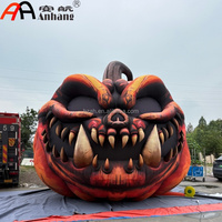Citrouille géante gonflable personnalisée, tête de monstre effrayant, pour la décoration d'événements extérieurs, de scènes et de jardins sur le thème de la fête d'Halloween effrayante