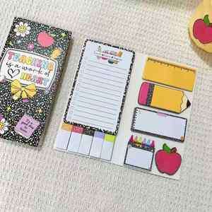 Teachers' Day Combination Sticky Note High Viscosity Colorful Memo <b>Pad</b> Customizable LOGO Hot Sale Promotion for Office Work - Product Image 5
