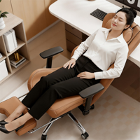 Fauteuil de massage pliable ergonomique avec pétrissage, vibration et compresse chaude pour le dos et la nuque (chaise d'ordinateur)