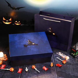Funny Ghost Halloween <strong>Cardboard</strong> Portable Candy <strong>Gift</strong> Box Creative Packaging Glossy Lamination Embossing Recyclable Rigid <strong>Boxes</strong> - Product Image 4