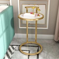 Table d'appoint moderne en métal pour café, hauteur réglable, en forme de C, pour salon, table d'angle de canapé, d'origine indienne