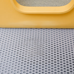 Tapis de litière pour chat Double couche tampons de litière pour chat nid d'abeille trappeur de litière pour chat pliant imperméable coussin de tamisage en nid d'abeille - Product Image 4