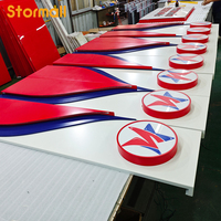 Panneau publicitaire sur pied extérieur, panneau publicitaire LED sur pylône, panneau publicitaire extérieur en aluminium, panneau publicitaire en acrylique sur pylône