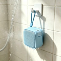Mini-enceinte portable en plastique étanche IP65 avec support de téléphone, audio bidirectionnel 5.3, bruit blanc, autonomie 8-10h, brevetée