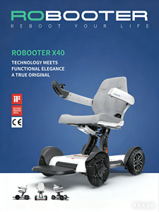 Scooter Eléctrico Inteligente Portátil Robooter Q40, Silla de Ruedas para Rehabilitación y Asistencia para Discapacitados, 5 Años de Garantía, Clase I - Product Image 2