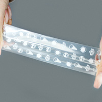 2025 chine usine congelable LDPE fermeture éclair en plastique gelée sacs imprimé Ziplock jus bricolage Popsicle sacs