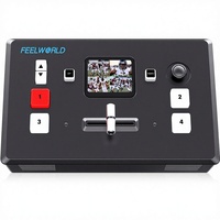 Mezclador de Video Multicámara FEELWORLD L1 Plus, Conmutador USB 4K 4xHDMI, Controlador PTZ
