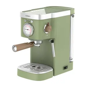 KONKA İtalyan yarı otomatik kapsül kahve makinesi ev retro fantezi süt kabarcık mini kahve tozu çift amaçlı makine