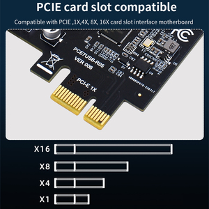 Tarjeta de Expansión TISHRIC PCIe 1X USB 3.0 de 5 Gbps y 7 Puertos, Solo para Periféricos USB, Adaptador para PC de Escritorio - Product Image 4
