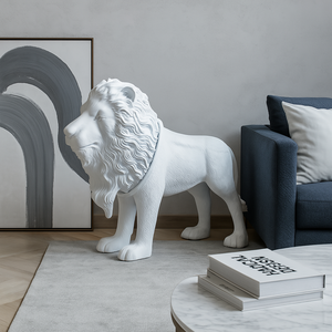 Jingyue Tùy Chỉnh 3D In Cuộc Sống Kích Thước Sư Tử Trang Trí Điêu Khắc Cho Phòng Khách, Khách Sạn, Biệt Thự, Câu Lạc Bộ Nhựa Thủ Công Thủ Công - Product Image 5