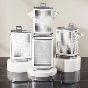 Thùng Giặt Đồ Nhựa Đa Năng Chất Liệu PP Có Bánh Xe Dùng Cho Phòng Tắm, Đựng Đồ Giặt Bẩn, Phân Loại Đồ Dùng - Product Image 4