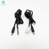 Maßgefertigtes DC-Stromkabel 12V 5,5mm X 2,5mm 5,5mm X 2,1mm Hohlstecker auf Abisoliertes Kabelende Reparaturkabel