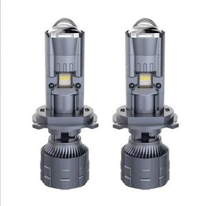 Lampe frontale de moto automatique LED H4 H7 ampoules de phares avec mini ampoule de lentille de projecteur Canbus No Erro - Product Image 1
