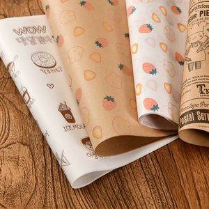 Papier d'emballage pour hamburgers et sandwichs à emporter en gros, papier d'emballage pour aliments frits, revêtement PE, imperméable, résistant à la graisse, personnalisé - Product Image 6