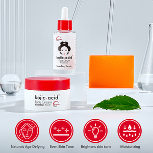 Conjunto de Cuidados com a Pele com Ácido Kojico (novo) Kit Facial Coreano para Clareamento Rápido em <span class=keywords><strong>7</strong></span> Dias para Mulheres Negras - Product Image 5