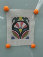 Kit de broderie au point de croix pour débutants, motif animal, avec toile en coton 13ct/18ct, épaisseur 1 mm, marque Sanhome