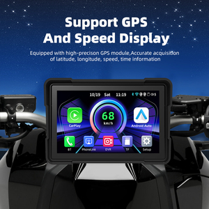 Ekiy 5 Inch Xe Máy Carplay GPS Navigation Màn Hình Hiển Thị Không Dây Carplay Moto Android Tự Động Xách Tay Kỹ Thuật Số Xe Máy - Product Image 5