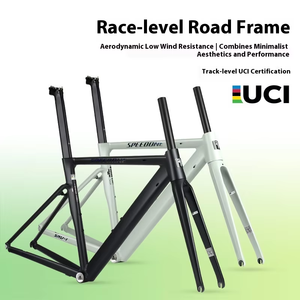 Forcella Anteriore in Fibra di Carbonio Ultra Leggera SPEEDONE con Sospensione e Freno <span class=keywords><strong>a</strong></span> Disco Compatibile con Bici da Strada 700C - Product Image 6