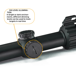 Longue-vue BANGBANG 1-6X24 SFP en aluminium, tube de 30 mm, légère, étanche, anti-buée, antichoc, pour la chasse et les activités de plein air - Product Image 6
