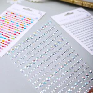 Musique Festival Fête Visage Bijoux Décoration Strass Cristal Enfants Jouets DIY Diamant Stickers Maquillage des yeux Ongles auto-adhésifs - Product Image 2
