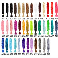 Tresses Crochet Twist de Fabrication en Gros 82'' 165g Extensions de Cheveux Synthétiques Jumbo Fibre Synthétique Premium Trame Unique Yaki