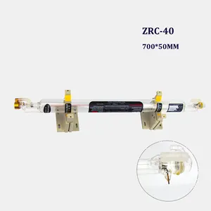 Zurong Fabbrica Direttamente Che Vende Tubi Laser ZRC-40 40 watt 700 millimetri * 500 millimetri Co2 di Vetro Tubo Del Laser Sigillato 40 W con 8000H Ore di lavoro