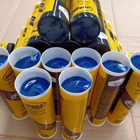 Graisse Lubrifiante Industrielle Polyurée Haute Température 280+ pour Voitures, Camions Lourds, Excavatrices, Chargeuses, 500g 15kg, Tube Bleu MP2