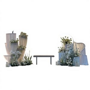 Soporte de Fondo Metálico Cuadrado SMOOTH con Diseño de Espejo para Eventos de Boda - Product Image 1