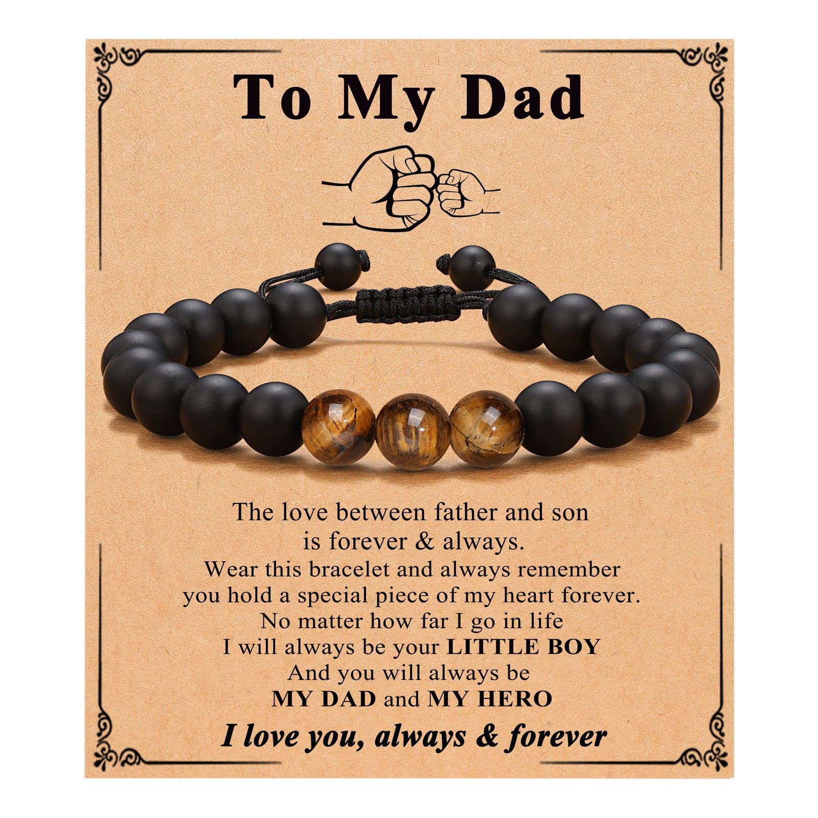 Bracelet+Card Father&Son