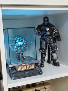 Modè<span class=keywords><strong>le</strong></span> de réacteur Arc d'Iron Man, modè<span class=keywords><strong>le</strong></span> de cœur de Tony Stark 1:1 avec éclairage LED, boîte en acrylique, ornement de collection de bureau, cadeau - Product Image 4
