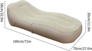 <span class=keywords><strong>Inflatable</strong></span> Lounger <span class=keywords><strong>sofa</strong></span> bmj 180mm xách tay tự thổi phồng bơm bãi biển Ngoài trời Dã Ngoại Đi Bộ Đường Dài Nhà du lịch trong nhà Trung Quốc - Product Image 6