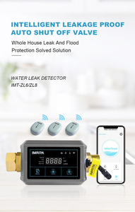 Imrita <span class=keywords><strong>detector</strong></span> de vazamento, <span class=keywords><strong>detector</strong></span> de vazamento de água com válvula de desligamento automático, aplicativo wifi - Product Image 2