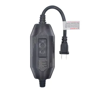 Vs Voorraad 15 Amp Auto Reset 2 Pin Draagbare Vergadering Ul & Cul In-Lijn Aardlekschakelaar Plug Stekkers extension Aardlekschakelaar Cord