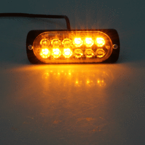 Camion/camion 12-24V corps côté voyant d'avertissement 12LED Ultra-mince Buf Flash champ Flash 36W - Product Image 5