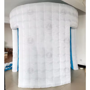 Château gonflable portable noir <span class=keywords><strong>pas</strong></span> <span class=keywords><strong>cher</strong></span> avec lumière LED pour selfie, <span class=keywords><strong>cube</strong></span> <span class=keywords><strong>photo</strong></span> 360, photomaton gonflable, tente de photographie - Product Image 3