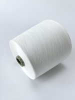 Fil à tricoter écologique Ne40/1 Siro Compact Spun 95% Birla Lyocell 5% Soie, fil mélangé, doux, pour vêtements de mode