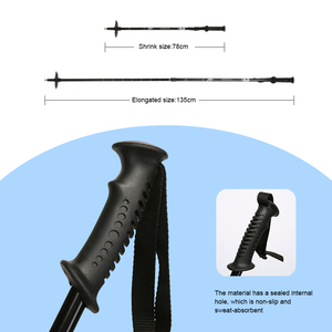Venta al por mayor personalizado ligero Nordic Walking Trekking Bastón de esquí Venta caliente Cross Country Alpine Ski Pole Outdoor Ski Sticks - Product Image 3