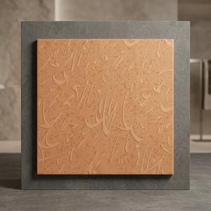 กระเบื้องปูพื้นเซรามิกดิจิตอลซีรีส์สีเทาเบจ ขนาด 12x12 นิ้ว ผิวมันเงา สไตล์รัสติก เคลือบเงา สำหรับปูพื้นภายใน - Product Image 4