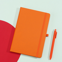 Benutzer definiertes Logo Hardcover Notebook A5 Pu Laser graviertes Geschenk Einzigartiges Notizbuch Journal Plan Buch Notizbücher mit Stiftset