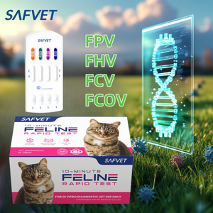고양이 Fcv Fhv 테스트 헤르페스 바이러스 및 칼시 브루스 고양이 신속 테스트 카세트 고양이를위한 Fhv/Fcv Ag 신속 테스트 키트 - Product Image 3
