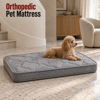 Maßgefertigte Orthopädische Hundematratze mit Individueller Gesteppter Bezugstoffwahl und Paspelierungsoptionen für Marken-Haustierproduktlinien