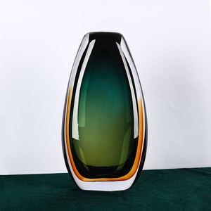 clear Glass <strong>Flower</strong> <strong>Vases</strong> Thick Water Drop Shape Agate Colored Floral Arrangement <strong>Vase</strong> for Home Wedding Centerpiece Decoration - Product Image 5