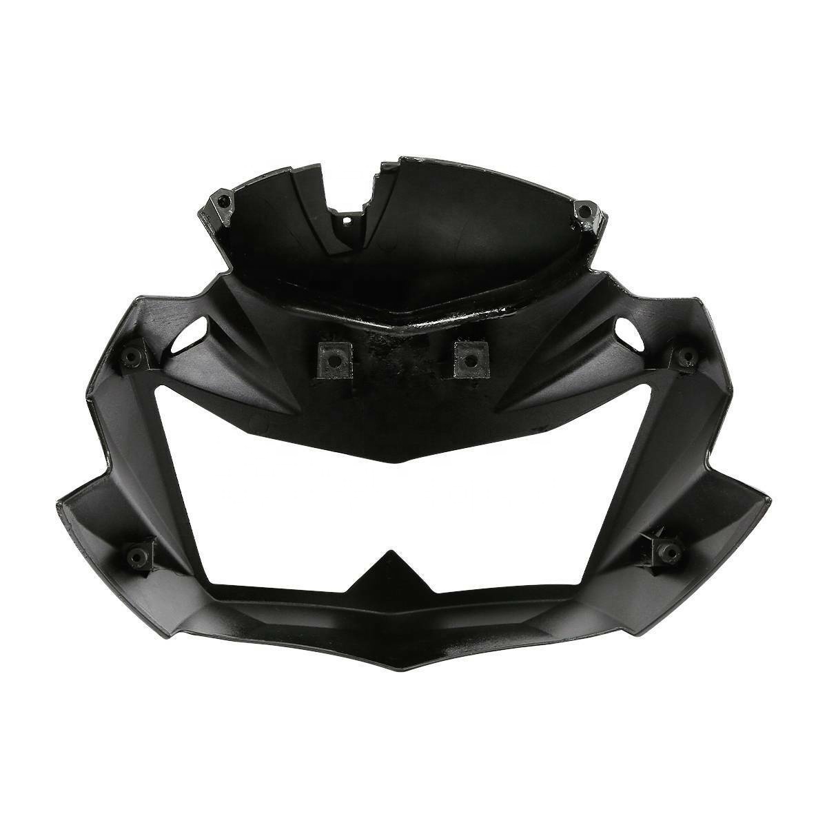 XF-12-66 Black Upper Front Fairing Headlight Cowl Nose for
