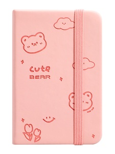 A7 Mini cuaderno de libro de palabras lindo grueso PU cuero suave cubierta Correa diseño impreso para enfermeras equipaje de mano con costura de hilo - Product Image 2