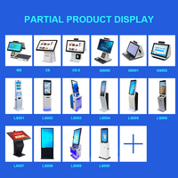 Système de caisse automatique professionnel avec lecteur de codes-barres, design sur pied, OS Android/Windows, personnalisable