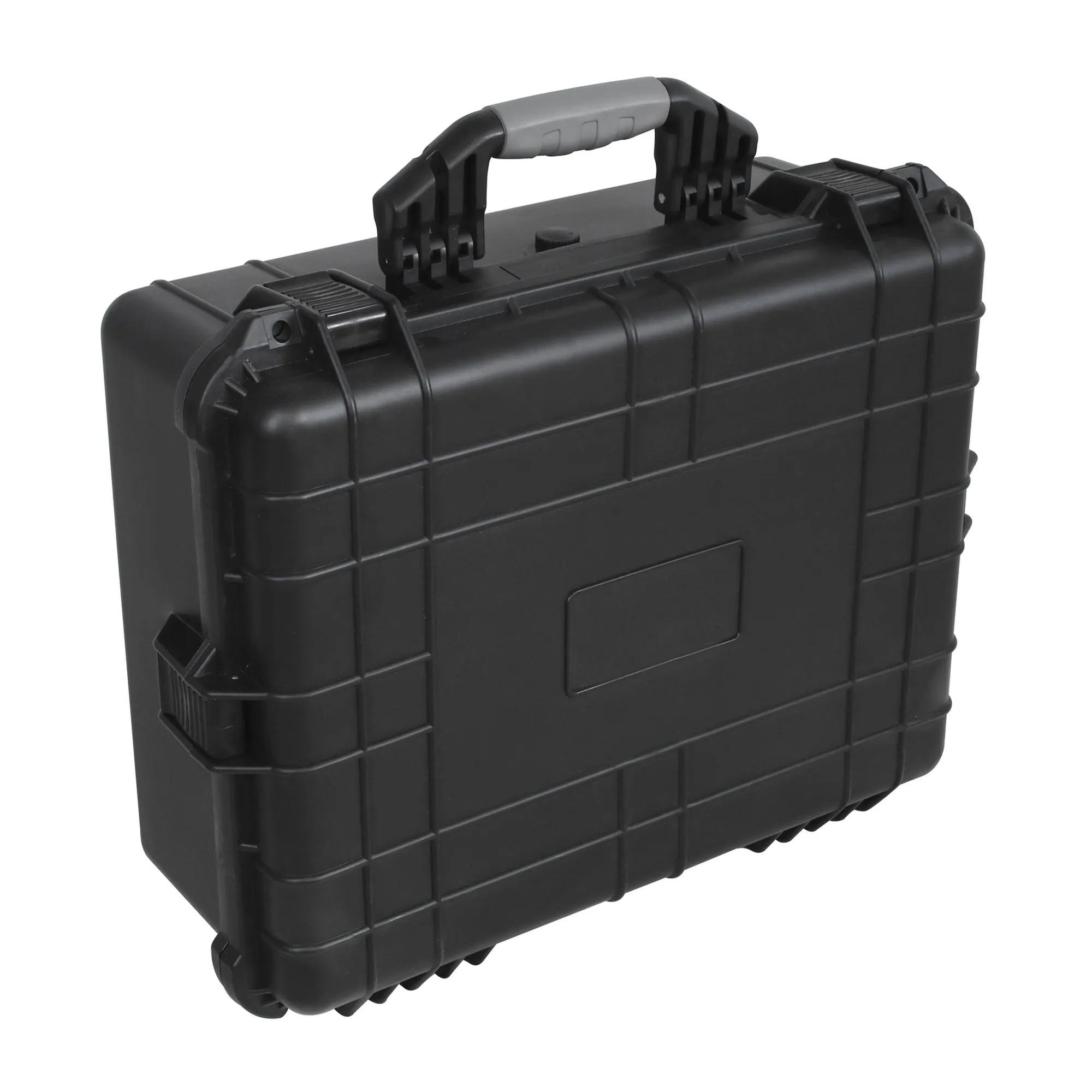 Hard shell 2pcs rugged waterproof case black carry toolbox safety protective case