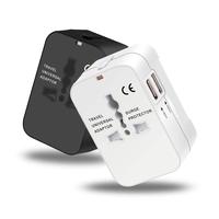 Adaptateur de prise de voyage britannique, chargeur de téléphone portable portable, 2 ports USB, courant nominal 3A, CE pour prise universelle ignifuge